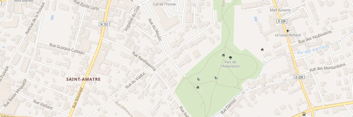 Plan du 7 Rue du Viaduc à Auxerre