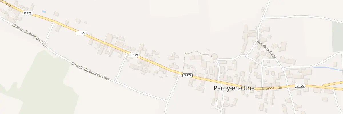 Plan du 44B Gr Gde Rue de Paroy (Paroy) à Paroy-en-Othe