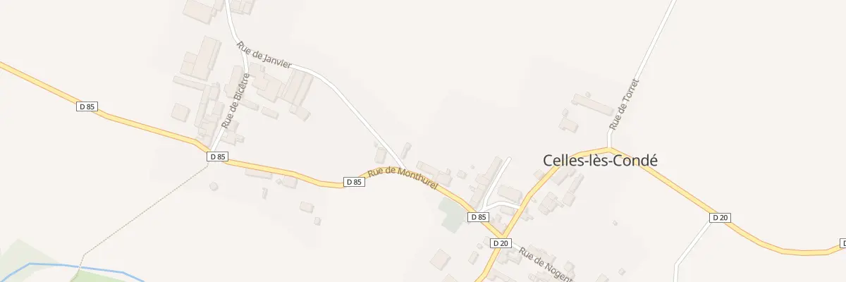Plan du 6 Rue de Monthurel à Celles-lès-Condé