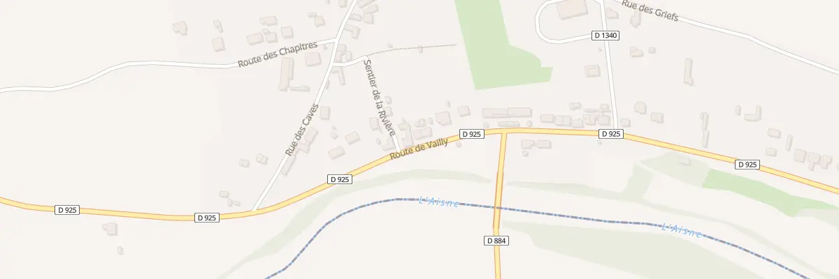 Plan du 52 Rte de Vailly à Chavonne