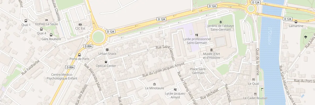 Plan du 28 Rue St Germain à Auxerre