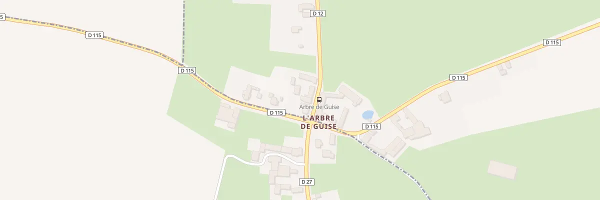 Plan du 125 L’Arbre de Guise à Mazinghien