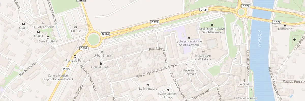 Plan du 30 Rue St Germain à Auxerre
