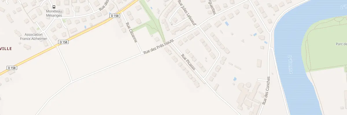 Plan du 6 Rue Picasso à Monéteau