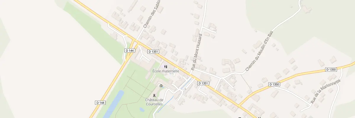 Plan du 27 Rte Nationale à Courcelles-sur-Vesle