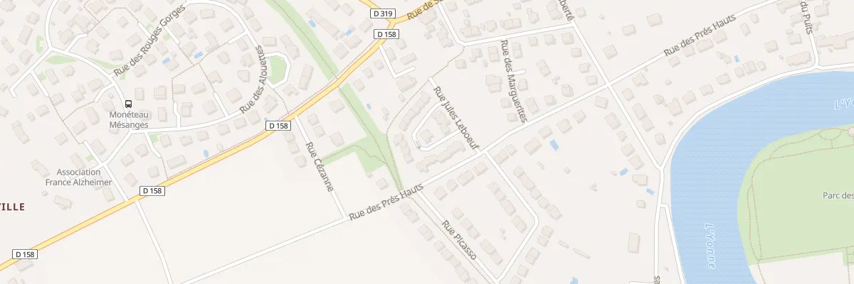 Plan du 6 Rue Jules Leboeuf à Monéteau