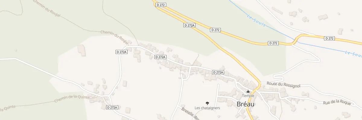 Plan du 5057 Le Village Breau Salagosse à Bréau-Mars