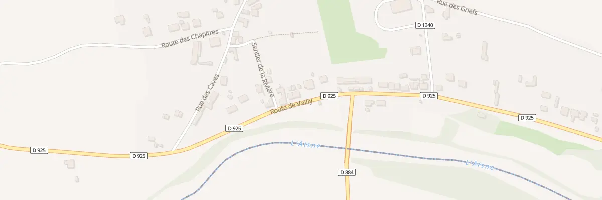 Plan du 50 Rte de Vailly à Chavonne