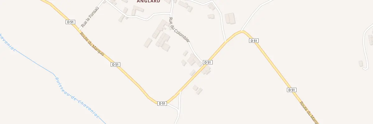 Plan du 4 Rte du Marquis à Chavaniac-Lafayette