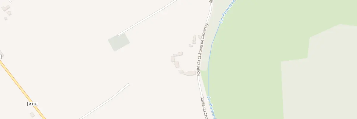 Plan du 14 Rte du Chateau de Lamenay à Lamenay-sur-Loire