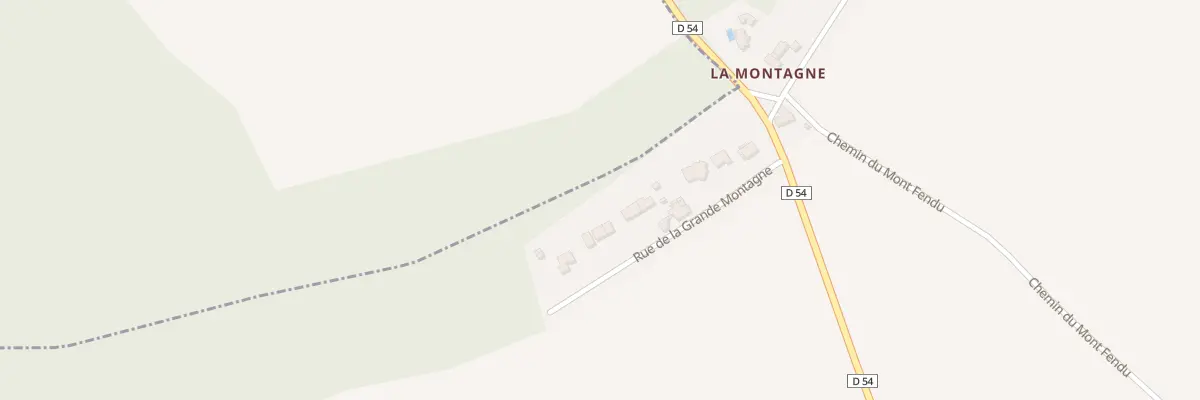 Plan du 14 Rue de la Gde Montagne à Besny-et-Loizy