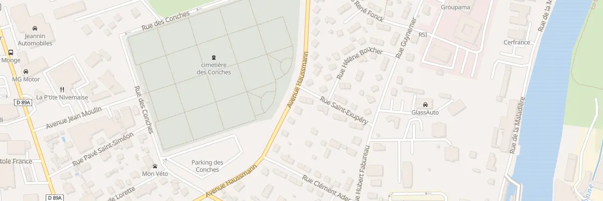 Plan du 2 Rue Saint-Exupéry à Auxerre