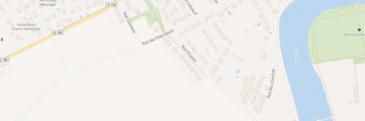 Plan du 12 Rue Picasso à Monéteau