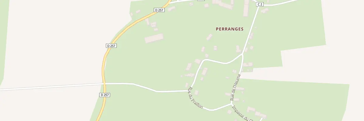Plan du 7 Rue du Praillon à Rouy