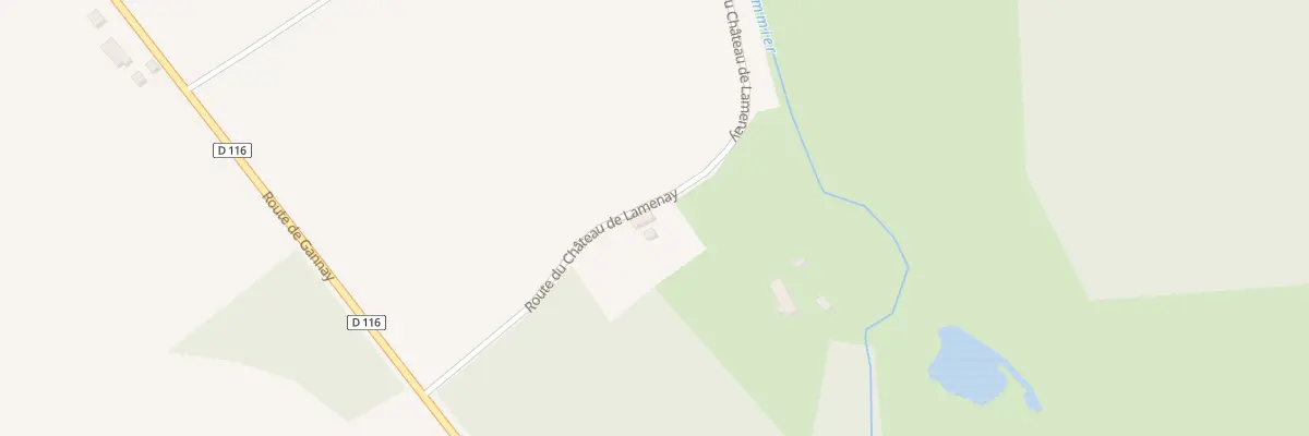 Plan du 13 Rte du Chateau de Lamenay à Lamenay-sur-Loire