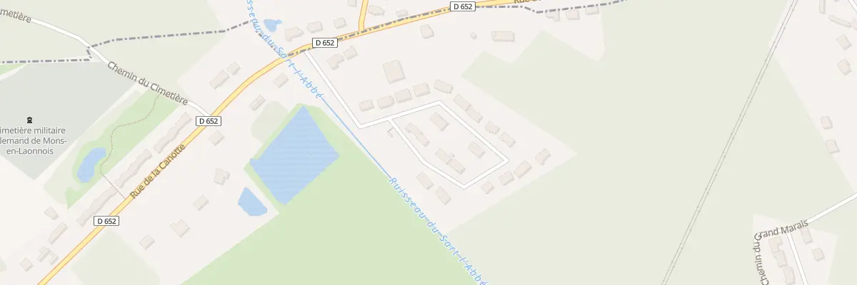 Plan du 20 Rue du Sart l’Abbé à Mons-en-Laonnois