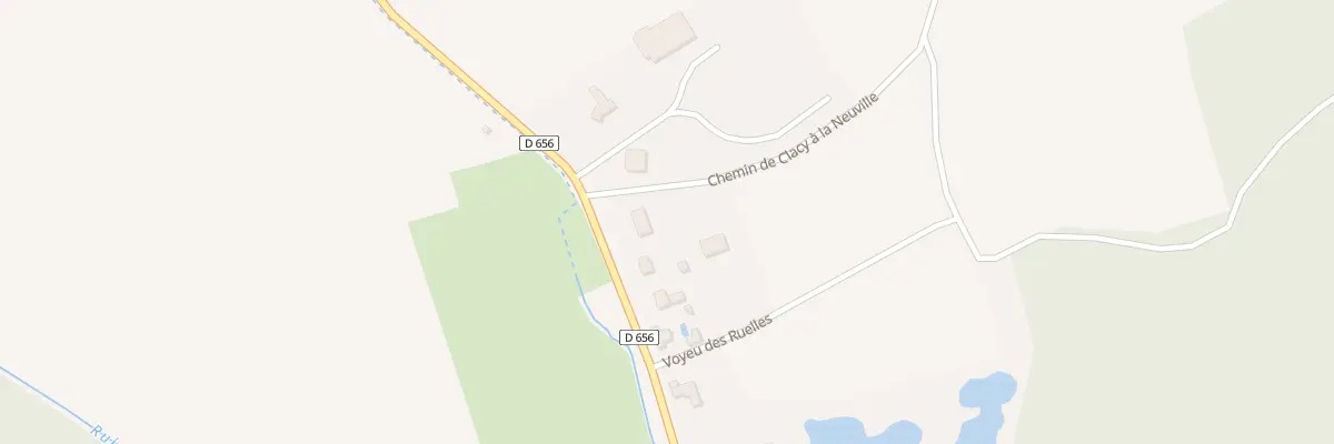 Plan du 12 Rue Joliot Curie à Clacy-et-Thierret
