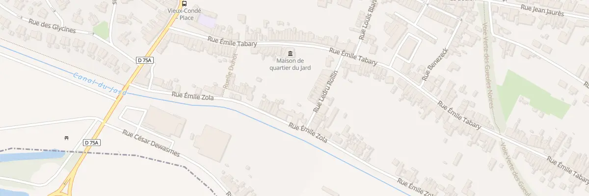 Plan du 267 Rue Emile Zola à Vieux-Condé