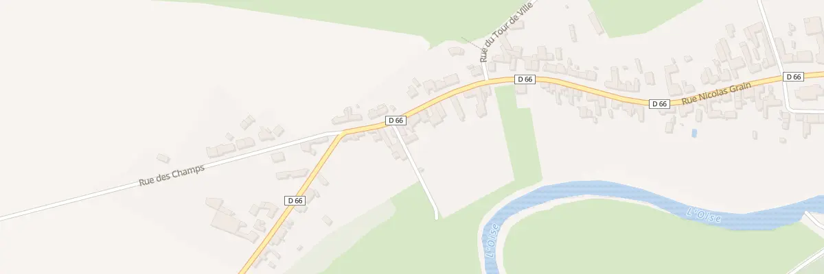 Plan du 45 Rue Nicolas Grain à Vadencourt