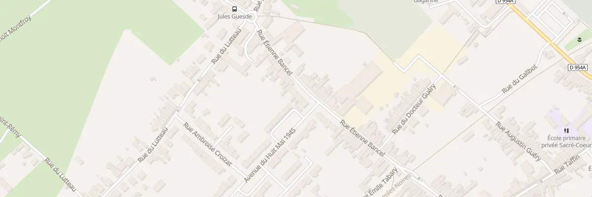 Plan du 109 Rue Etienne Bancel à Fresnes-sur-Escaut