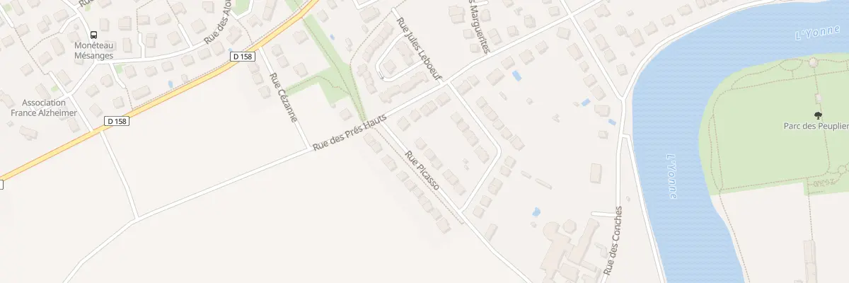 Plan du 1 Rue Picasso à Monéteau