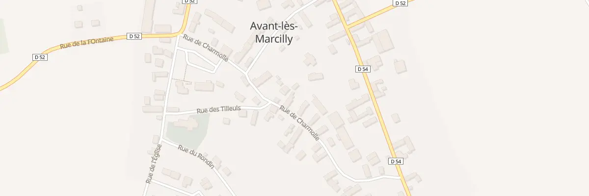 Plan du 12 Rue de Charmolle à Avant-lès-Marcilly