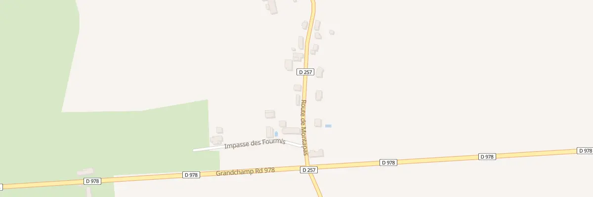 Plan du 1 Rte de Montapas à Rouy