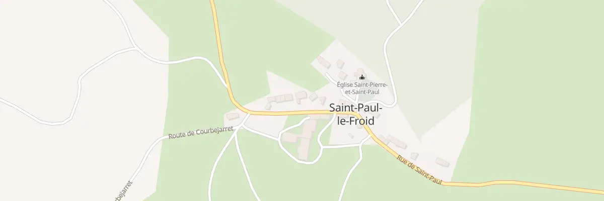 Plan du 5115 St Paul Le Froid Village à Saint-Paul-le-Froid