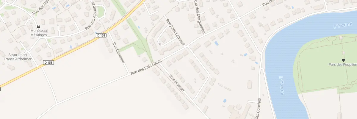Plan du 33 Rue des Prés Hauts à Monéteau