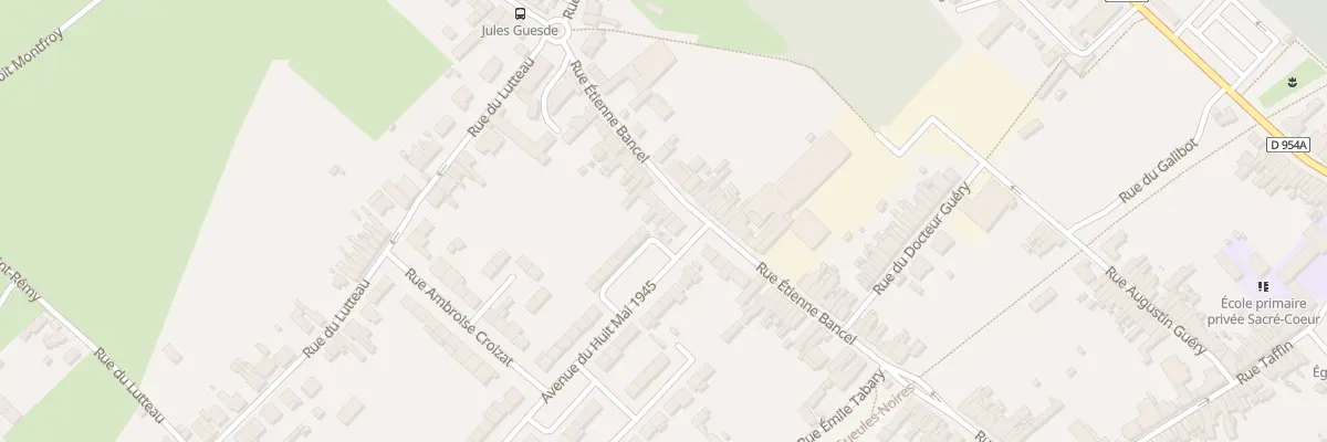 Plan du 107 Rue Etienne Bancel à Fresnes-sur-Escaut