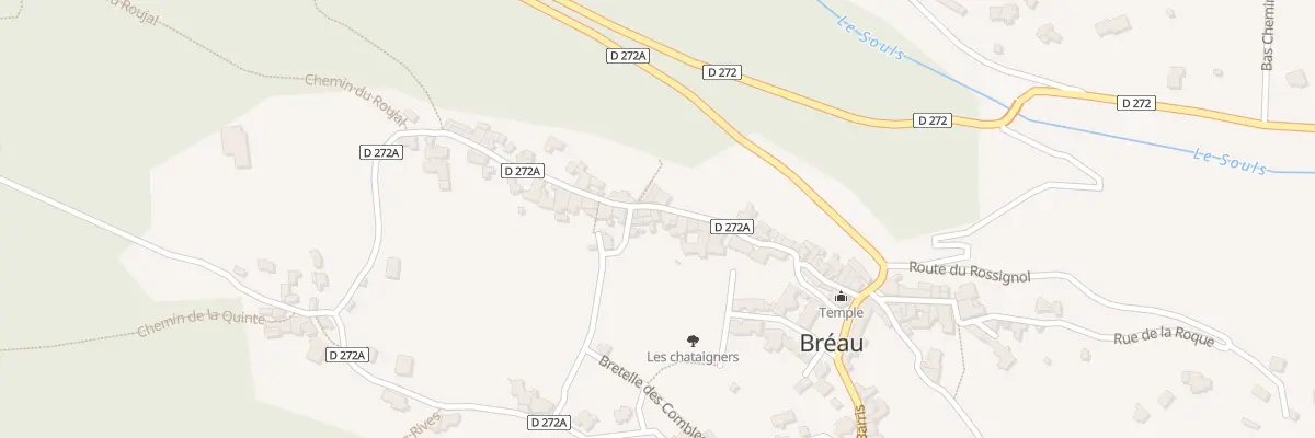 Plan du 5043 Le Village Breau Salagosse à Bréau-Mars