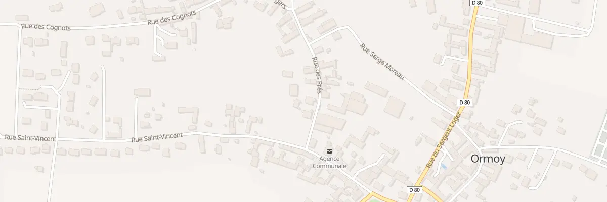 Plan du 1 Rue des Prés à Ormoy