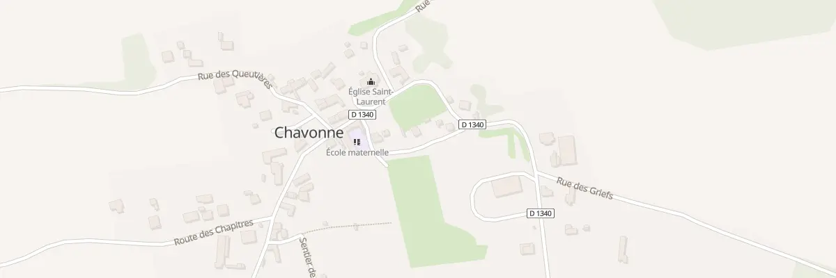 Plan du 5 Rue Saint-laurent à Chavonne