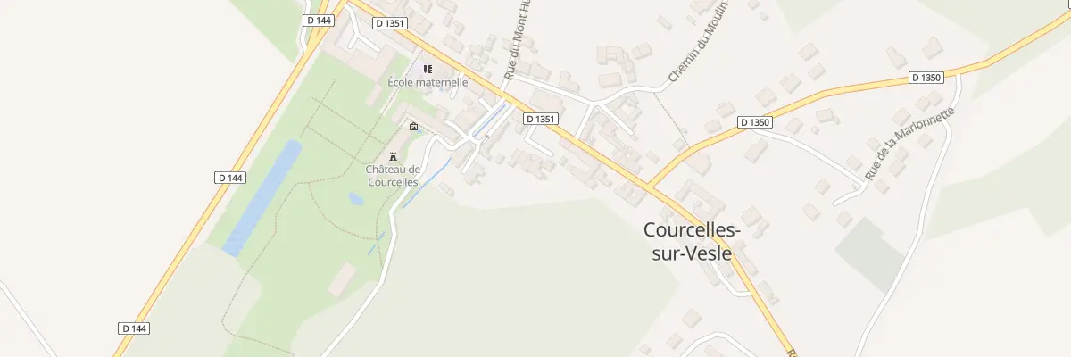 Plan du 22 Rte Nationale à Courcelles-sur-Vesle