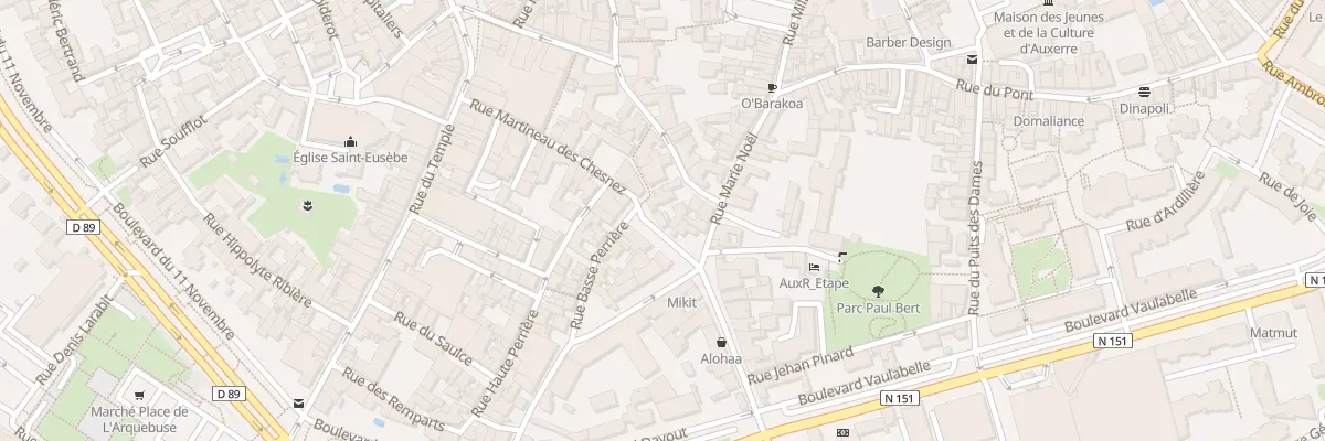 Plan du 1X Pl Saint-Mamert à Auxerre