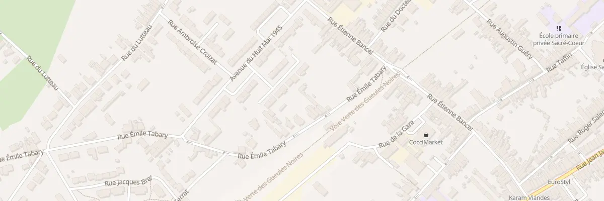 Plan du 128 Rue Emile Tabary à Fresnes-sur-Escaut