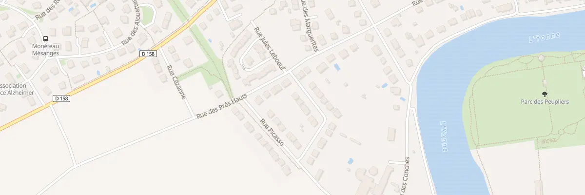 Plan du 2 Rue Renoir à Monéteau