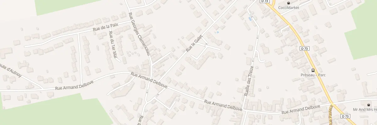 Plan du 8 Rue le Galet à Préseau