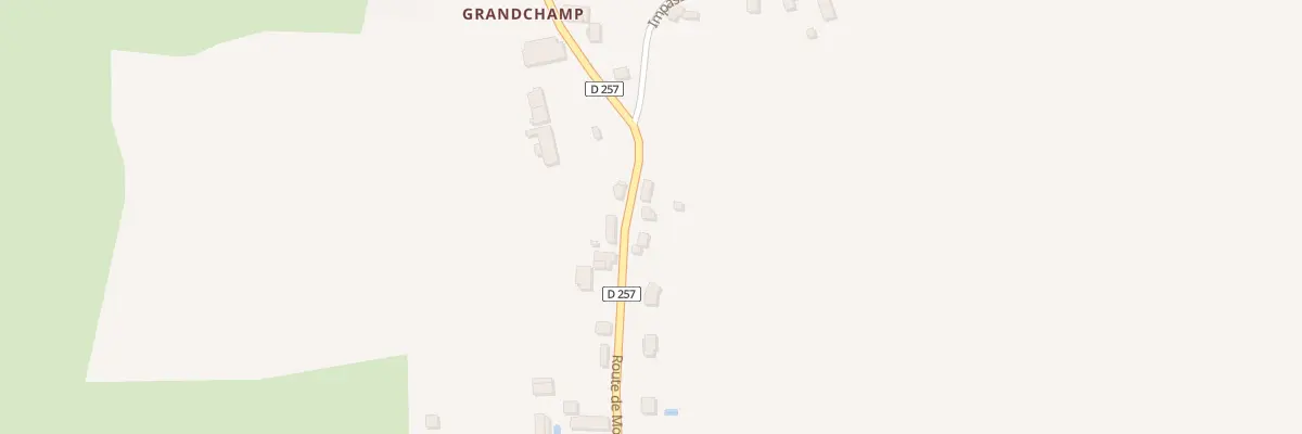 Plan du 9003 Grandchamp à Rouy