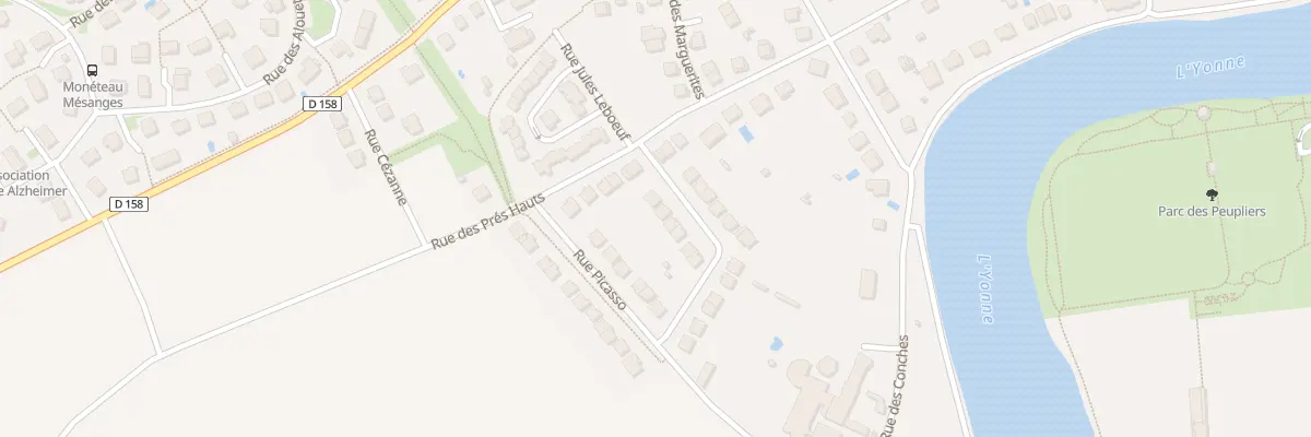 Plan du 4 Rue Renoir à Monéteau