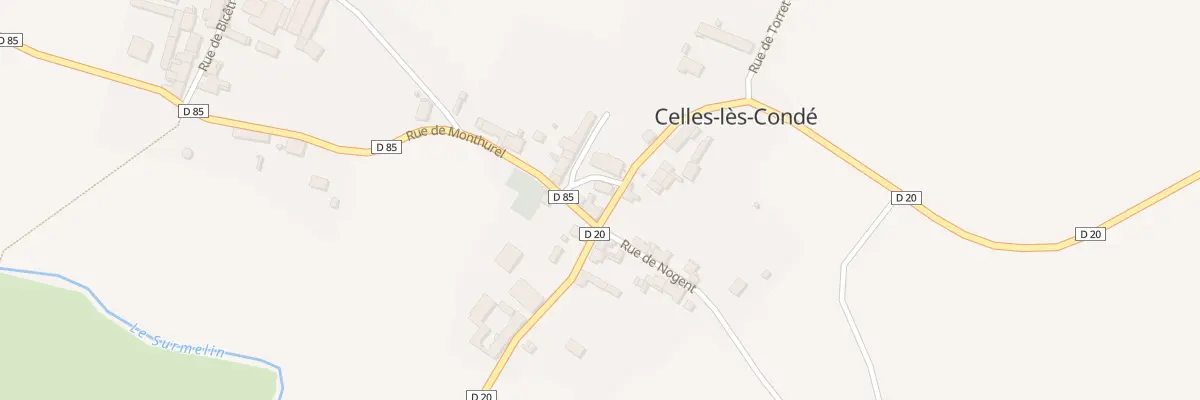 Plan du 2 Pl de l’Eglise à Celles-lès-Condé