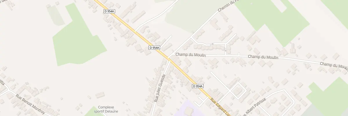 Plan du 818 Rue Edgard Loubry à Fresnes-sur-Escaut