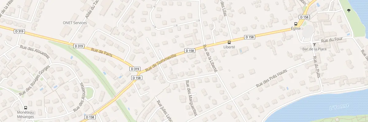 Plan du 21 Rue de Sommeville à Monéteau
