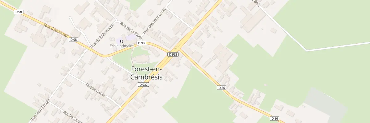 Plan du 37 Vc Brunehaut à Forest-en-Cambrésis