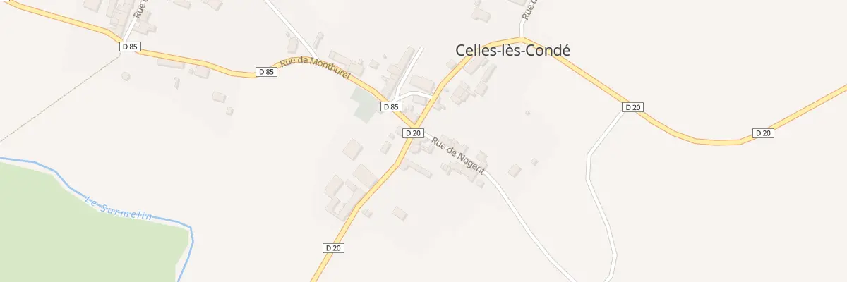Plan du 2 Rue de Nogent à Celles-lès-Condé