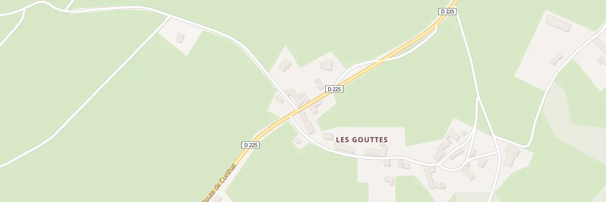 Plan du 5383 Les Gouttes à Tours-sur-Meymont