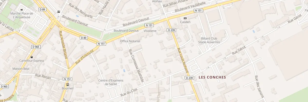 Plan du 6 Rue Louis Richard à Auxerre