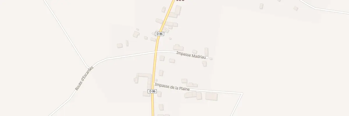 Plan du 2 Imp Madriau à Châtillon-sur-Morin