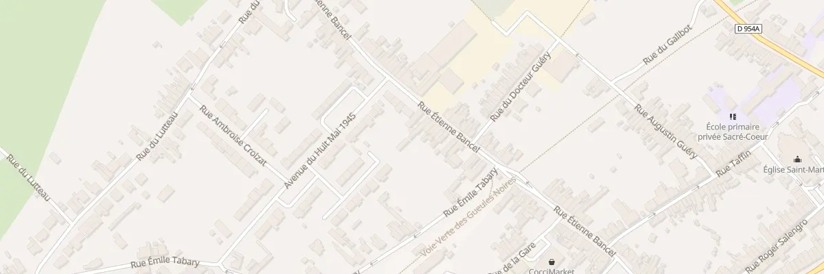 Plan du 89 Rue Etienne Bancel à Fresnes-sur-Escaut