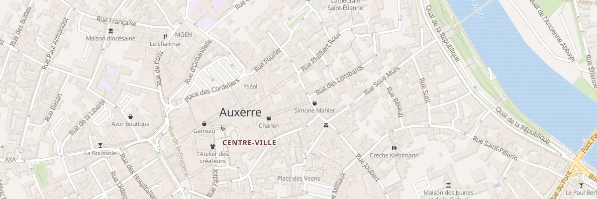 Plan du 4 Rue Joubert à Auxerre